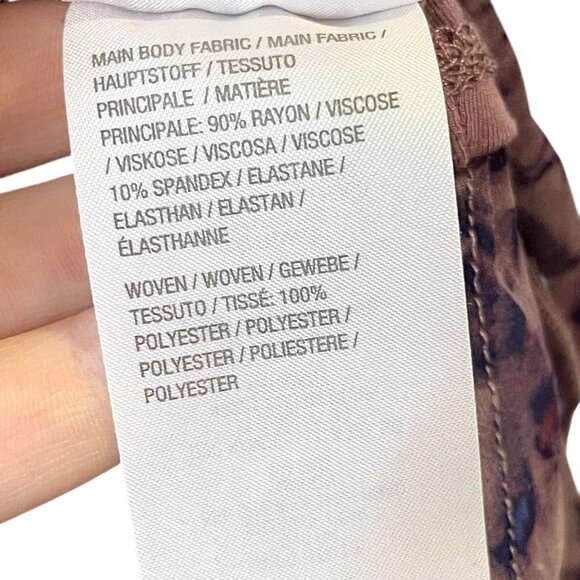 LOGO Lori Goldstein Cardigan‎ Jacket Lavender Watercolor Ruffle Hem A347517 XXS - Picture 6 of 7